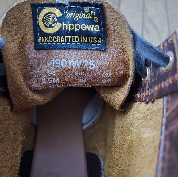 *RARE* Chippewa Women's Leather Service Boots 8.5 - Picture 10 of 10